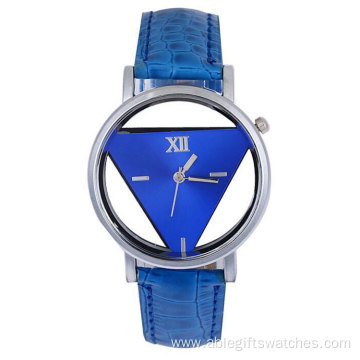 Triangle Leather Quartz Watch